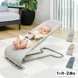 リッチェル(Richell) バウンシングシート N メッシュ生地 バウンサー 洗える 折りたたみ 赤ちゃん 新生児 ベビー ウォッシャブル ハイローラック LG RBG ベビー用品 送料無料