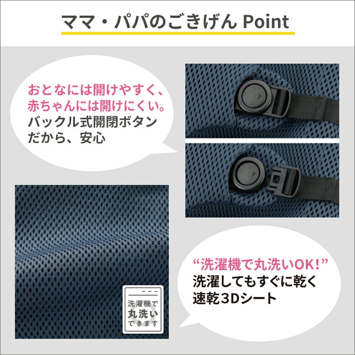 楽天市場】ピジョン(Pigeon) ウギー(Wuggy) バウンサー 3Dメッシュ 