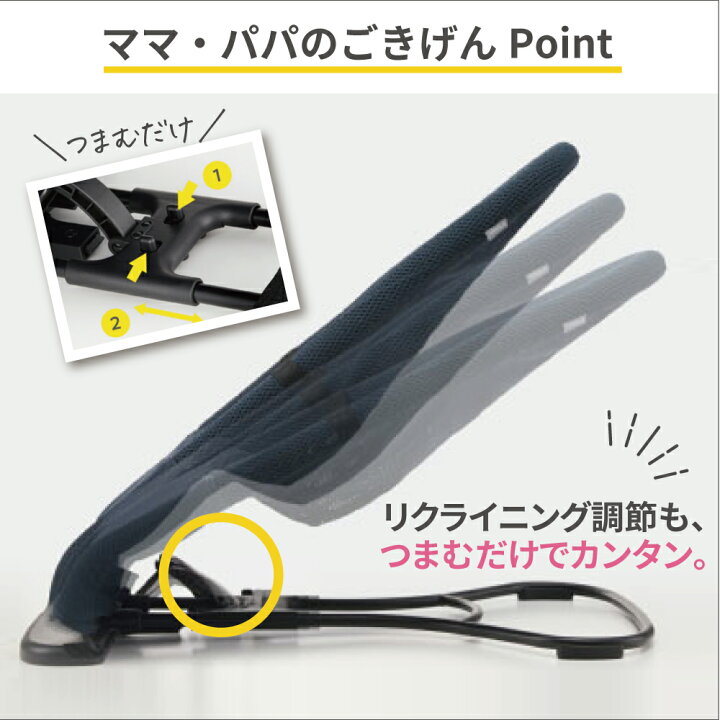 楽天市場】ピジョン(Pigeon) ウギー(Wuggy) バウンサー 3Dメッシュ 