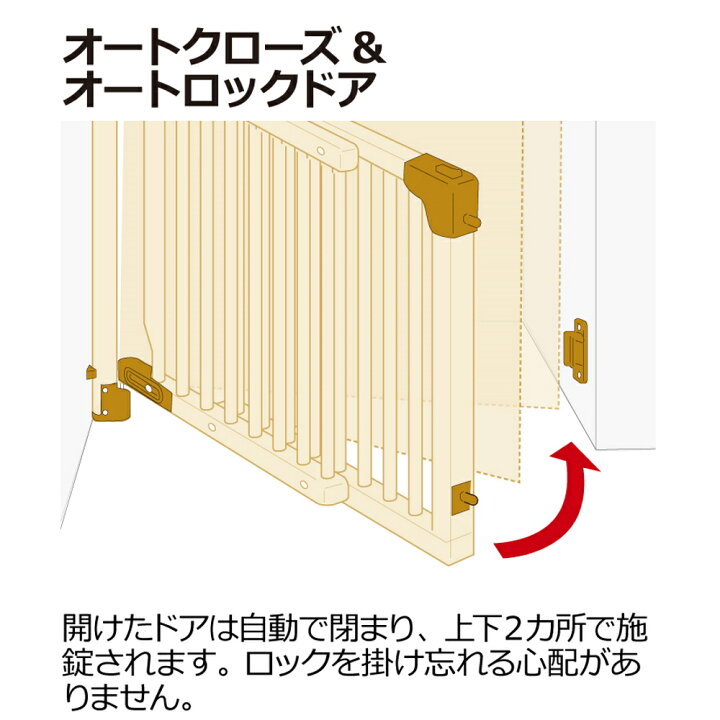 楽天市場】リッチェル(Richell) 階段上でも使える木のバリアフリー 