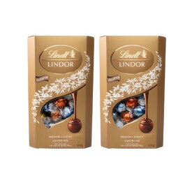 【夏季クール便】リンツ LINDT リンドール LINDOR アソート 600g 2個セット ゴールド 4種 個包装 ミルク ダーク ホワイト ヘーゼルナッツ ギフト プレゼント チョコレート チョコ スイーツ セール コストコ COSTCO
