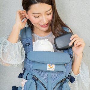 【レターパック発送】★Babyhopper(ベビーホッパー)ベビーカー&ベビーキャリア用ポータブル扇風機(ブラック/グレー)暑さ対策授乳時ベビー