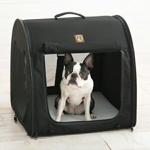 One for Petsワン・フォー・ペッツ ポータブル・ケージ《シングル》 オールブラック 犬 猫 ペットキャリーバッグ 車にも