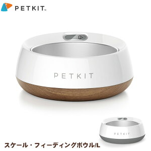 PETKIT ybgLbg XP[ tB[fBO{E L EbheNX`[/Xy[XO[  L a ̏dǗ y [FRESH - Smart Antibacterial Bowl Large Wood Texture] [W