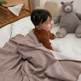 おくるみ バンブーコットンブランケット DONO&DONO ドノドノ Bamboo cotton blanket 無蛍光 バンブー レーヨン サスティナブル素材 スワドル 106cm イブル Ibru