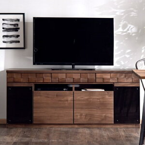 【30日0時~クーポン5%引】 日本製 テレビ台 ハイタイプ 150 完成品 ウォールナット 無垢材使用 国産 木製 テレビボード TV台 ローボード 42インチ 52インチ TVボード おしゃれ 幅150cm 大型 ウォル