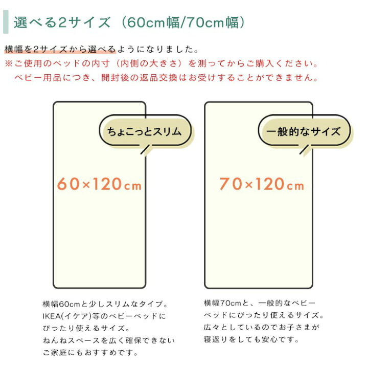 楽天市場】綿100％生地ベビー 固わた 敷き布団 ベビーサイズ 70×120cm 