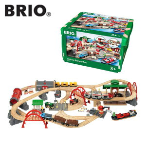 ブリオ レール&ロードデラックスセット 33052 (鉄道おもちゃ) 価格比較  