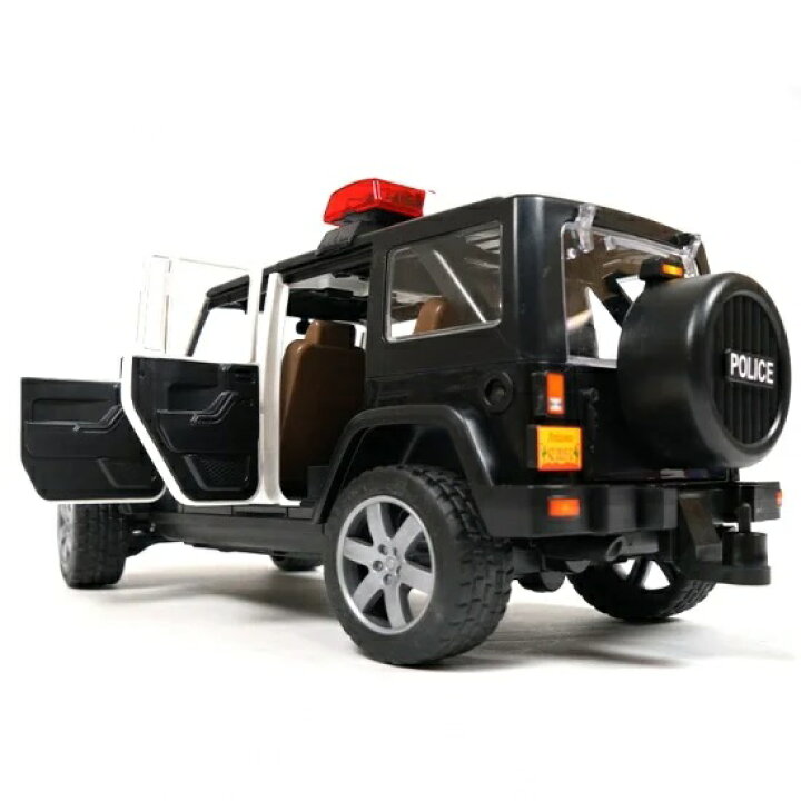 楽天市場】Bruder（ブルーダー）JEEP パトカー（フィギュア付き）街を  