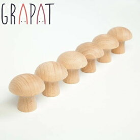 グラパット マッシュルーム 白木 (6 Mushrooms) GRAPAT 16-153 つみき 正規輸入品【※北海道・沖縄及び離島は発送不可】