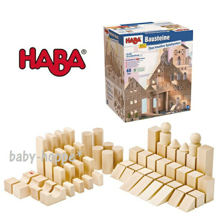 楽天市場】HABA ブロックス スターターセット 大 ハバ社 基本積み木 