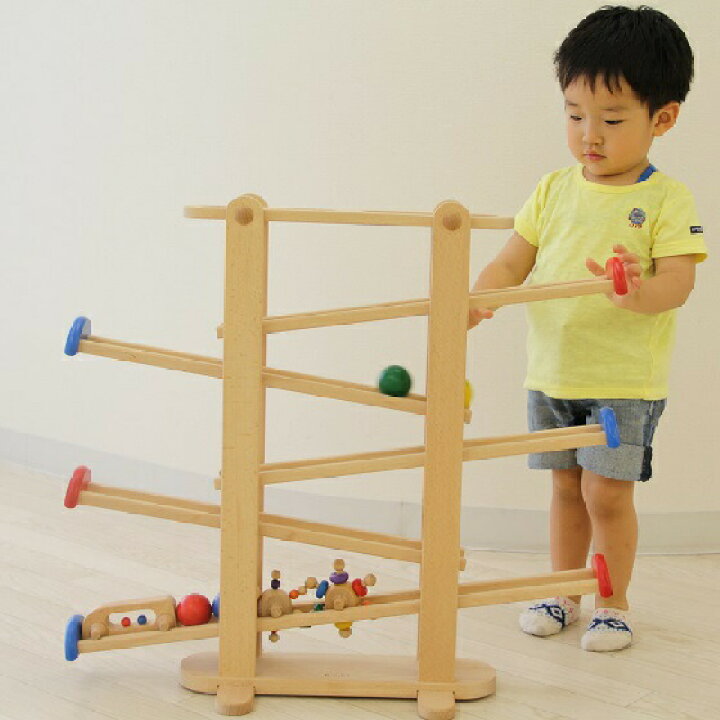 楽天市場】プレイミー PlayMeToys スロープトイ プレジャーガーデン 木 