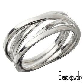 エレノアジュエリー Elenore Jewelry シルバー リング 指輪 EJ レイヤード レディース 9号 11号 13号 15号 ELR0069S