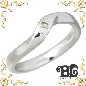 ブルーキャット Blue Cat シェア デザイン ブラウンダイヤモンド シルバー リング メンズ リング ダイアモンド 指輪 アクセサリー 15〜21号 シルバー925 スターリングシルバー SWG674-1090