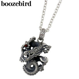 ブーズバード boozebird 龍 シルバー ネックレス アクセサリー チェーン付き カーネリアン K24 シルバー925 スターリングシルバー bd026-Chain