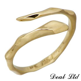 ディールエルティーディー DEAL LTD LINE SNAKE RING K10 ゴールド リング スネーク ヘビ 指輪 アクセサリー 7号～19号 ディールデザイン DEAL DESIGN 310183K10