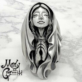 マッドグラフィティ Mad Graffiti シルバー リング バージンマリー pray M 指輪 メンズ 13号～30号 シルバー925 アクセサリー MG-R-0039