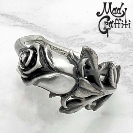 マッドグラフィティ Mad Graffiti シルバー リング インテグリティー SS 指輪 メンズ 5号～30号 シルバー925 アクセサリー バラ ローズ MG-R-0040