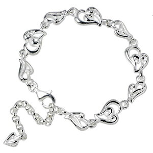 【ポイント5倍!マラソン期間中!】 フリースタイル FREE STYLE アラベスク ハート シルバー ブレスレット アクセサリー シルバー925 スターリングシルバー FSB-563