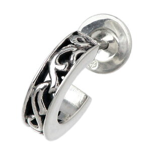 【ポイント5倍!30日限り!】 フリースタイル FREE STYLE アラベスク フープ シルバー ピアス アクセサリー 片耳用 シルバー925 スターリングシルバー FSE-061