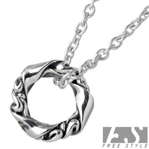 【ポイント5倍!マラソン期間中!】 フリースタイル FREE STYLE アラベスク シルバー ネックレス アクセサリー チェーン付き BK シルバー925 スターリングシルバー FSP-890B-CL60