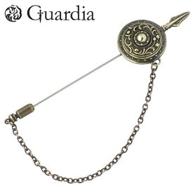 ガルディア Guardia Curcular Shield 槍 & 盾 真鍮 ピンブローチ ATBC-001BR