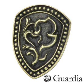 【ポイント10倍！スーパーSALE！】 ガルディア Guardia Guardia Shield 盾 真鍮 ピンバッジ ジュエリー メンズ ATBC-002BR