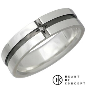 ハートオブコンセプト HEART OF CONCEPT ダイヤモンドクロスデザイン シルバー リング ブラック 指輪 アクセサリー 7～21号 シルバー925 スターリングシルバー HCR-224BK