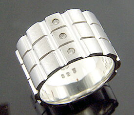 ケンブラッド KEN BLOOD 3ダイヤモンド シルバー リング 指輪 アクセサリー シルバー925 スターリングシルバー KB-KR-117