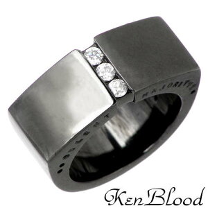 �P���u���b�h KEN BLOOD �L���[�r�b�N �V���o�[ �����O �u���b�N 7���`23�� �w�� �A�N�Z�T���[ CZ �V���o�[925 �X�^�[�����O�V���o�[ KB-KR-140BK