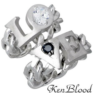 �P���u���b�h KEN BLOOD LOVE���� �`�F�[�� �V���o�[ �y�A �����O �V���o�[ �w�� �A�N�Z�T���[ 9�`21�� �V���o�[925 �X�^�[�����O�V���o�[ KB-KR-213-214SV