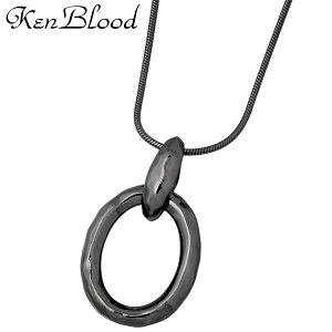 �P���u���b�h KEN BLOOD �I�[�o�� �V���o�[ �l�b�N���X �A�N�Z�T���[ �u���b�N �V���o�[925 �X�^�[�����O�V���o�[ KP-390BK