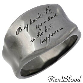ケンブラッド KEN BLOOD コンシャス シルバー リング ブラック 指輪 アクセサリー 9～23号 シルバー925 スターリングシルバー KR-228BK
