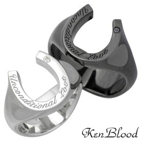 ケンブラッド KEN BLOOD アフェクション シルバー ペア リング ダイヤモンド ピンキー 指輪 アクセサリー 3～15号 シルバー925 スターリングシルバー KR-244SV-BK-P