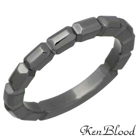 ケンブラッド KEN BLOOD バゲット シルバー リング ブラック 指輪 アクセサリー 9～25号 シルバー925 スターリングシルバー KR-259BK