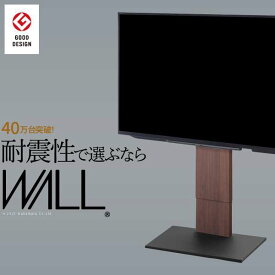 グッドデザイン賞受賞 テレビ台 WALL インテリア テレビスタンド V2 ロータイプ 32~60v対応 壁寄せテレビ台 テレビボード TVスタンド 背面収納 コード収納 震度7耐震試験済み ※沖縄・一部離島は別途送料見積もり WLTVA5