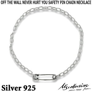 y|Cg5{IyVC[OXӍՁz GYRNV M's collection Vo[ lbNX OFF THE WALL NEVER HURT YOU SAFETY PIN CHAIN XP-176