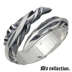 エムズ コレクション M's collection シルバー リング 指輪 アクセサリー メンズ フェザー スモール 15～22号 シルバー925 スターリングシルバー XR-003