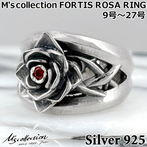 �y�|�C���g2�{�I���������}���\���z �G���Y�R���N�V���� M's collection �V���o�[ �����O �w�� 9���`27�� FORTIS ROSA RING XR-069