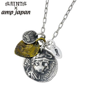 セインツ×アンプジャパン SAINTS X amp japan ギリシャ コイン ネックレス アクセサリー メンズ SSP6-01