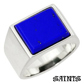 セインツ SAINTS シルバー リング ラピスラズリ メンズ 指輪 アクセサリー 17～21号 SSR-804LP