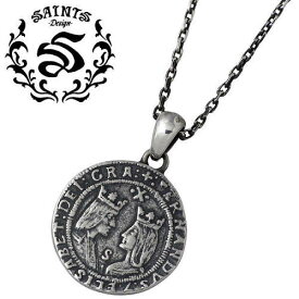 セインツ SAINTS ダブル エクセレテ コイン シルバー ペンダントトップ アクセサリー シルバー925 スターリングシルバー SSP11-184