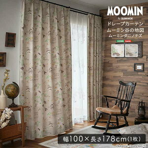 ���[�~�� MOOMIN �h���[�v�J�[�e�� 100x178cmx1�� ���[�~���J�̒n�} �k�� ������� ���{�� �Ռ��J�[�e�� �E�H�b�V���u�� �`��L�� �Ƌ� ���z�� �V���� �k�C���ǉ����� ���� �����ʓr�������ς��� 