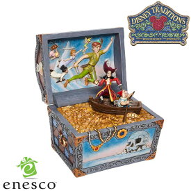 【スーパーSALE 10%OFF！】enesco(エネスコ)【Disney Traditions】ピーター・パン トレジャーチェスト ディズニー フィギュア コレクション 人気 ブランド ギフト クリスマス 贈り物 プレゼントに最適 6008063