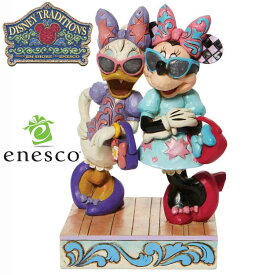 【スーパーSALE 10%OFF！】enesco(エネスコ)【Disney Traditions】ミニー＆デイジー ファッショニスタ ディズニー フィギュア コレクション 人気 ブランド ギフト クリスマス 贈り物 プレゼントに最適 6010089