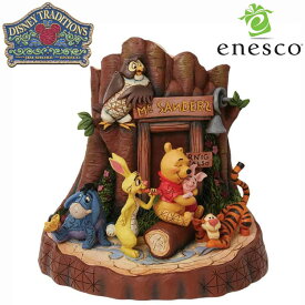 enesco(エネスコ)【Disney Traditions】ワンダフル 100エーカーの森 ディズニー フィギュア コレクション 人気 ブランド ギフト クリスマス 贈り物 プレゼントに最適 6010879