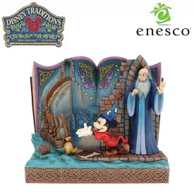 【スーパーSALE 10%OFF！】enesco(エネスコ)【Disney Traditions】ミッキー ストーリーブック ディズニー フィギュア コレクション 人気 ブランド ギフト クリスマス 贈り物 プレゼントに最適 6010883