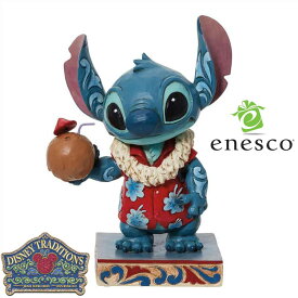 【ポイント2倍！マラソン期間中！】 スティッチ ハワイアンシャツ ディズニー フィギュア 【Disney Traditions】 置物 インテリア enesco エネスコ コレクション 人気 ブランド ギフト 贈り物 プレゼントに 6011935