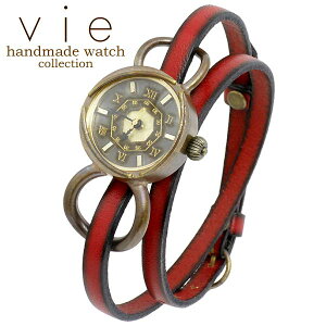 ���B�[ vie handmade watch ���� �r���v �n���h���C�h �E�H�b�` ���f�B�[�X WB-075-WL-004