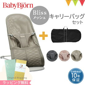 【セット商品】ベビービョルン バウンサー ブリス　エアー（Bliss Air）メッシュ +バウンサー キャリーバッグ｜babybjorn ベビービヨルン バウンサー ブリスエアー メッシュ 収納バッグ　収納ケース【バウンサー キャリーバッグ セット】